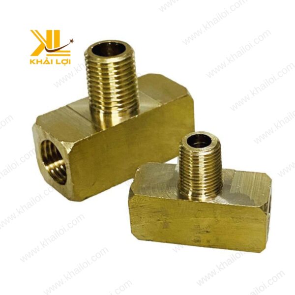 Các loại ngã ba nối ren thau nhiều kích thước tại Khải Lợi.