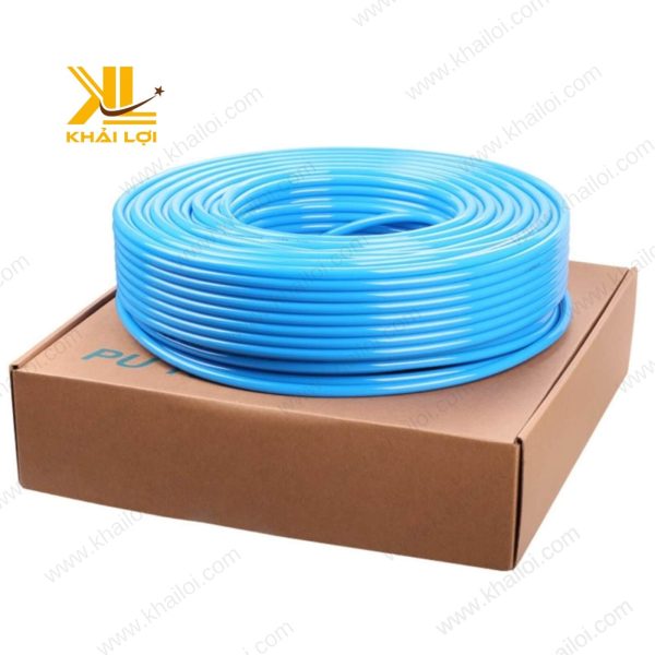 Ống Khí Nén Airtac PU màu xanh dương nổi bật.