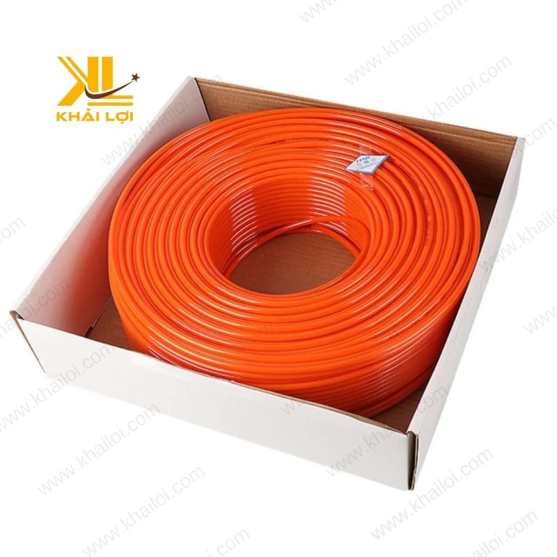 Ống Khí Nén Airtac PU cuộn 100m trong hộp đựng.