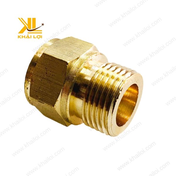 Cận cảnh chi tiết ren ngoài 23mm của rắc co CO2 Khải Lợi.