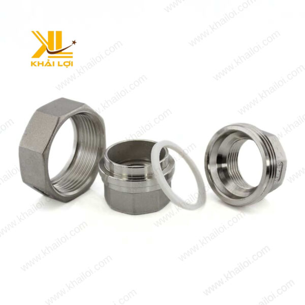 Cấu tạo 3 phần tiêu chuẩn của rắc co inox 304 Khải Lợi.