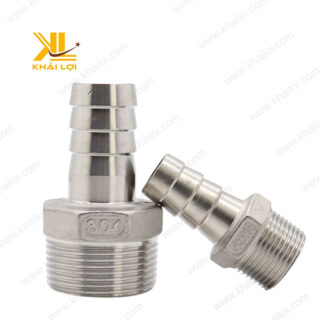 Sản phẩm ren ngoài đuôi chuột inox chịu áp lực cao, lên đến 50 Bar.