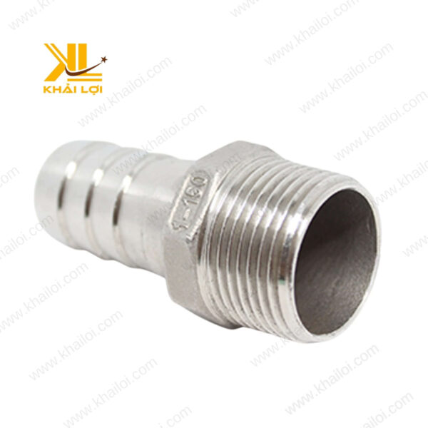 Hình ảnh chi tiết kết cấu ren ngoài giúp kết nối chắc chắn và chống rò rỉ.