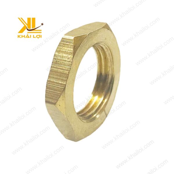 Hình ảnh cận cảnh tán đồng thau có ren trong phân phối bởi Khải Lợi.