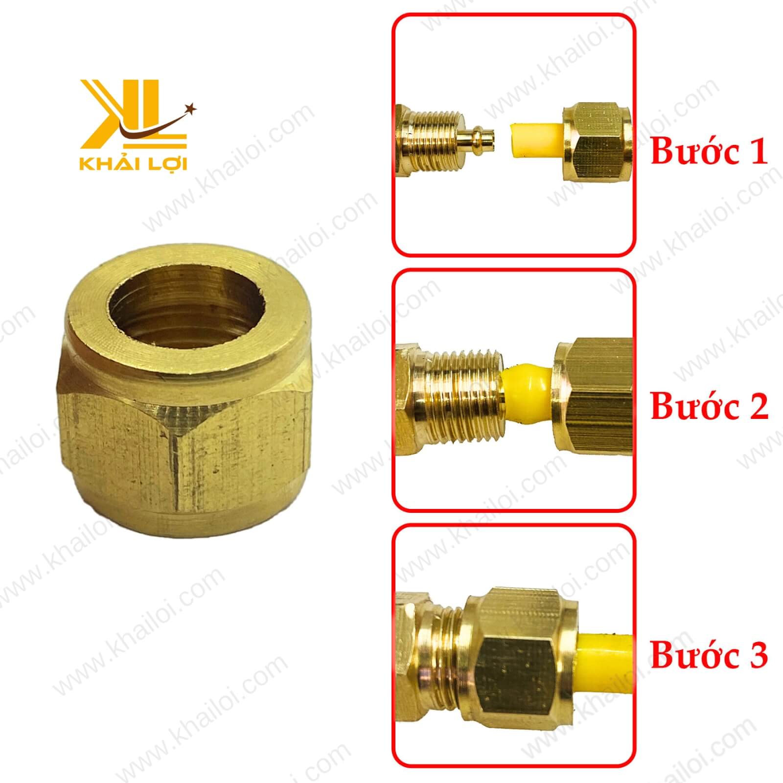Phụ kiện tán siết cam dùng để tạo mối nối kín khít cho đường ống.