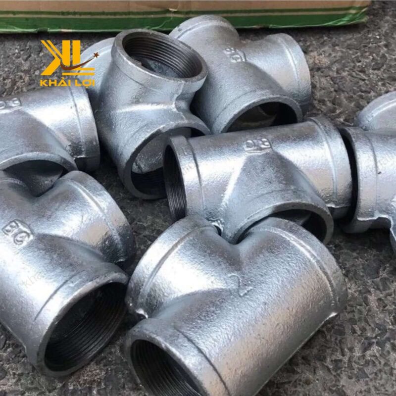 Tê ren sắt kẽm ba ngã chất lượng cao từ Vật tư công nghiệp Khải Lợi.