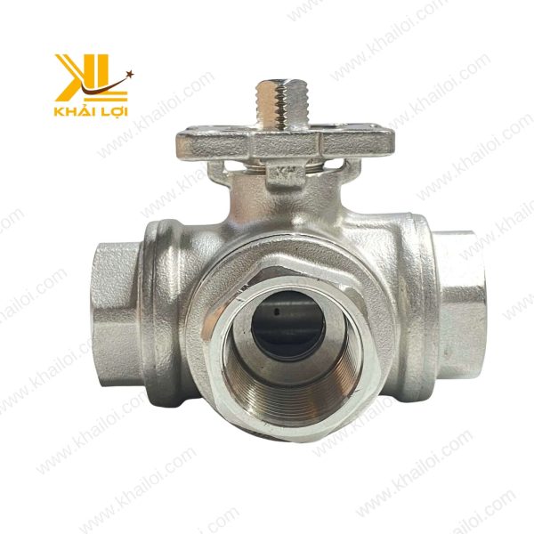 Van ba ngã inox 316 chống ăn mòn trong môi trường hóa chất.