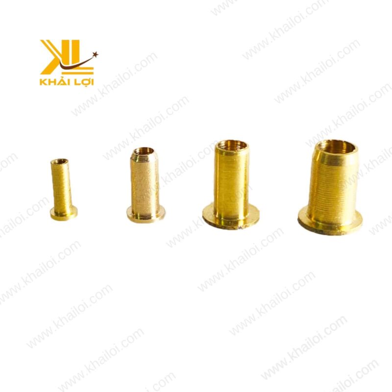 Ty nong ống đồng thau với kết nối ghim chính xác cao.