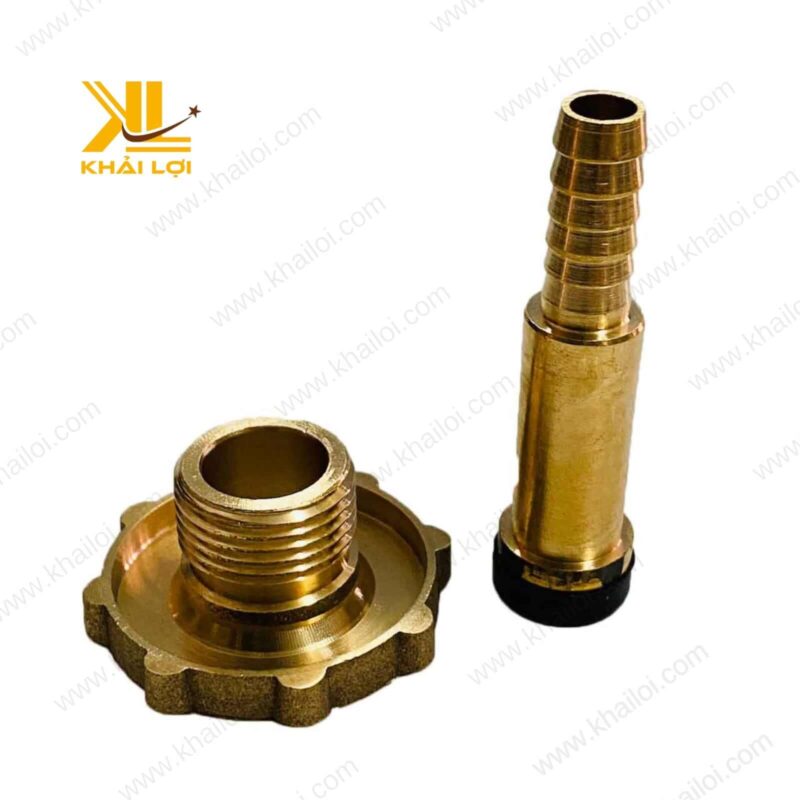 Hình ảnh thực tế ty tán gas màu vàng đồng, mới 100%.