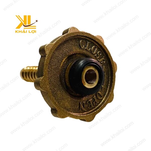 Ty tán gas ren ngoài đuôi chuột chất liệu đồng thau cao cấp – Vật tư công nghiệp Khải Lợi.