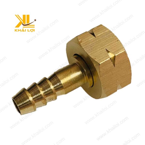 Ty tán gas ren trong bằng đồng thau cao cấp của Vật tư công nghiệp Khải Lợi, đảm bảo kết nối chắc chắn và an toàn.