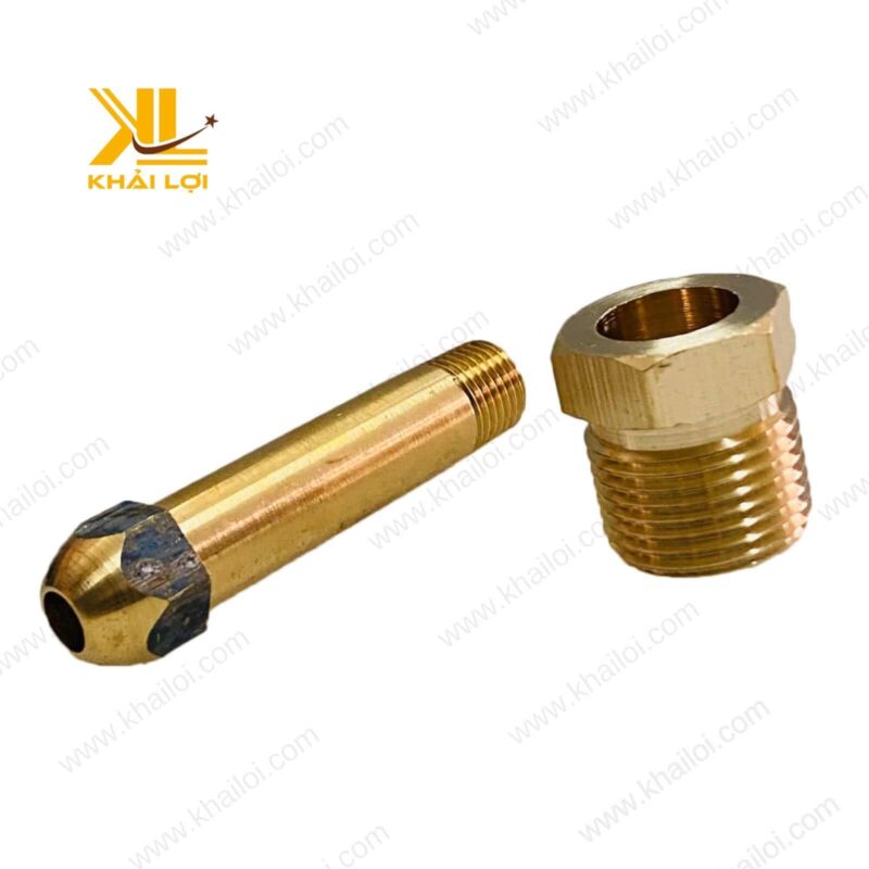 Ty tán gió ren ngoài 23 ly được gia công chính xác, giúp đảm bảo độ kín khít hoàn hảo.