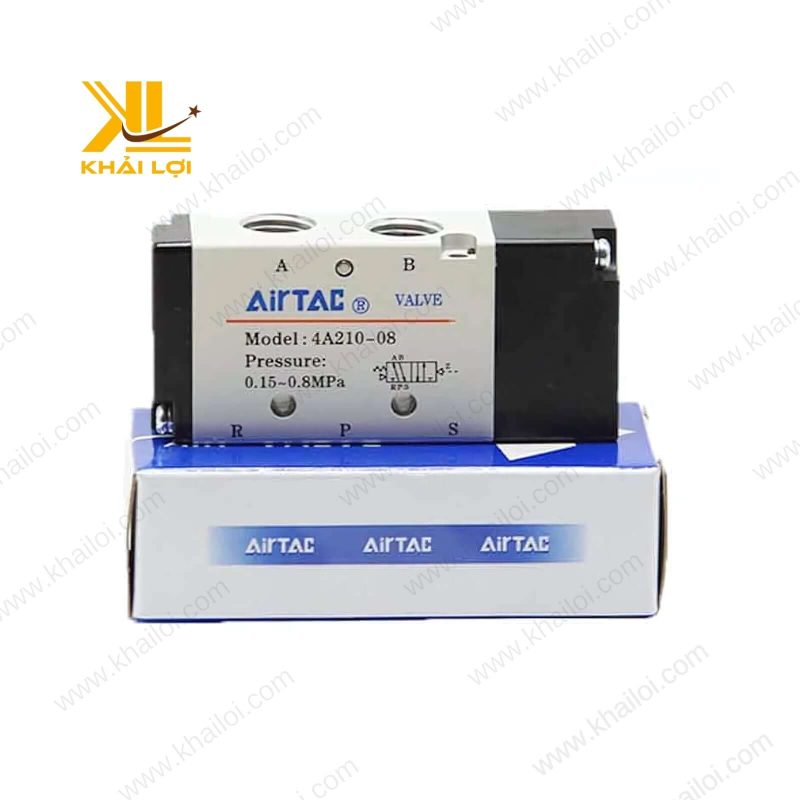 Van Airtac 4A điều khiển khí nén.