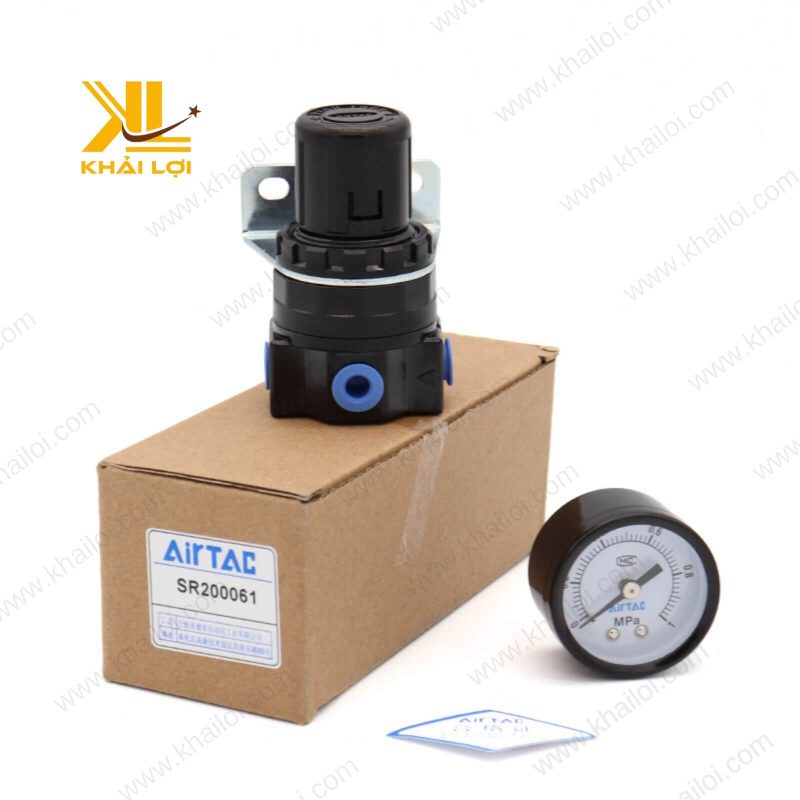 Van Chỉnh Áp Khí Nén AIRTAC SR200 thiết kế hiện đại.