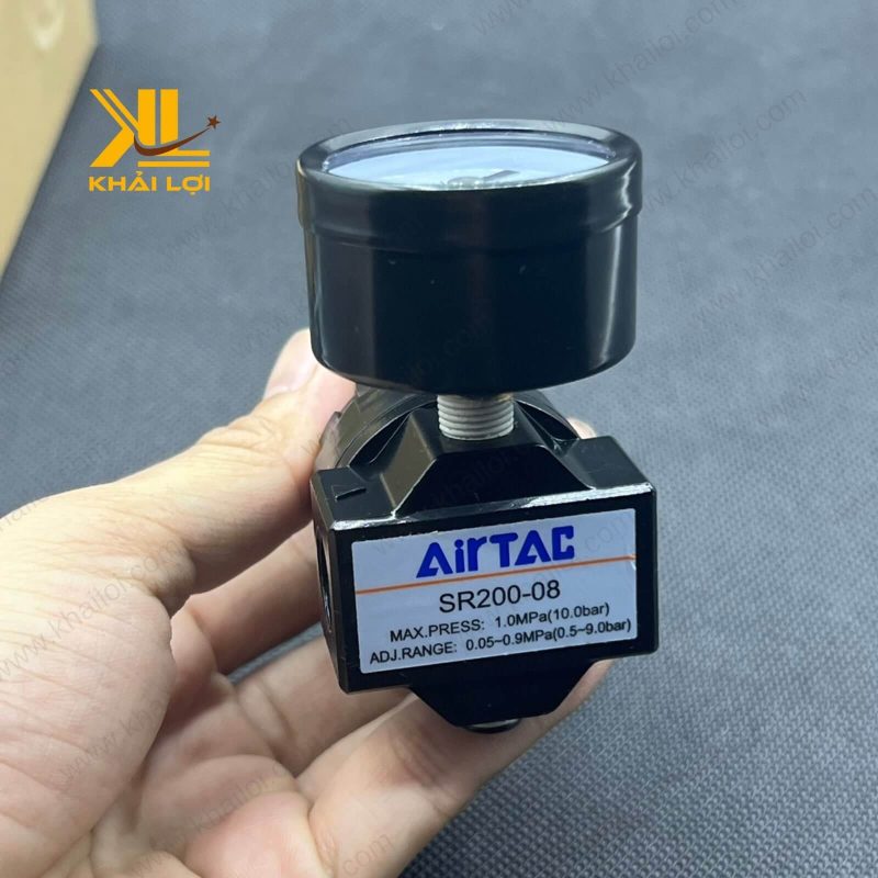 Van Chỉnh Áp Khí Nén AIRTAC SR200 nhỏ gọn bền bỉ.