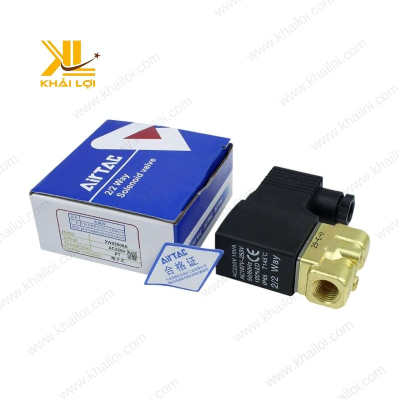 Van Điện Từ Đồng Thường Đóng Airtac 2W dễ lắp đặt.