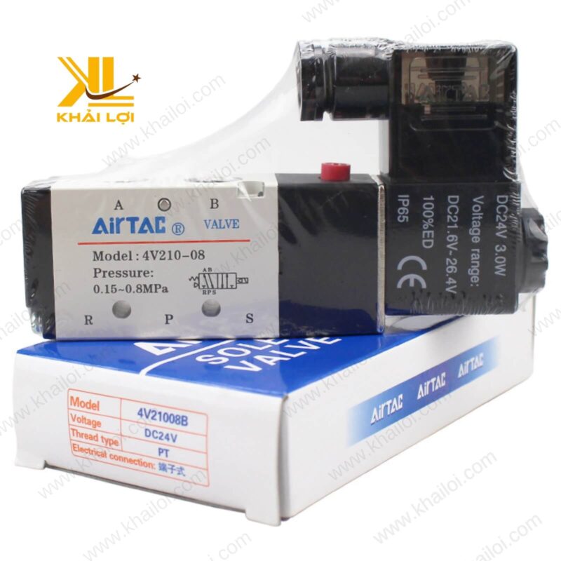 Van điện từ khí nén Airtac 4V có khả năng hoạt động ổn định trong môi trường khắc nghiệt.