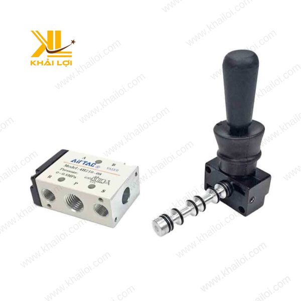 Van Gạt Tay Khí Nén Airtac 4H 4HA nhỏ gọn bền bỉ.