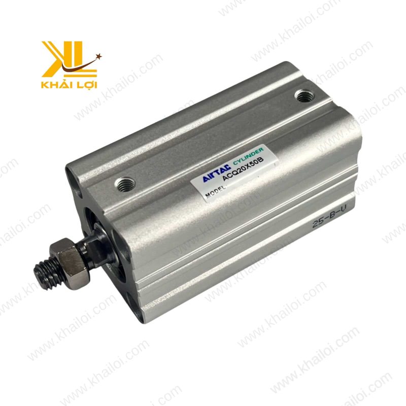 Xi lanh khí nén ACQ20, đường kính 20mm, chịu tải lớn, dễ lắp.