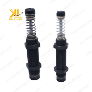 Bộ xi lanh giảm chấn Airtac ACJ lắp đặt trên hệ thống máy tự động.