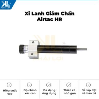 Thông số kỹ thuật xi lanh giảm chấn Airtac HR của Vật tư công nghiệp Khải Lợi.