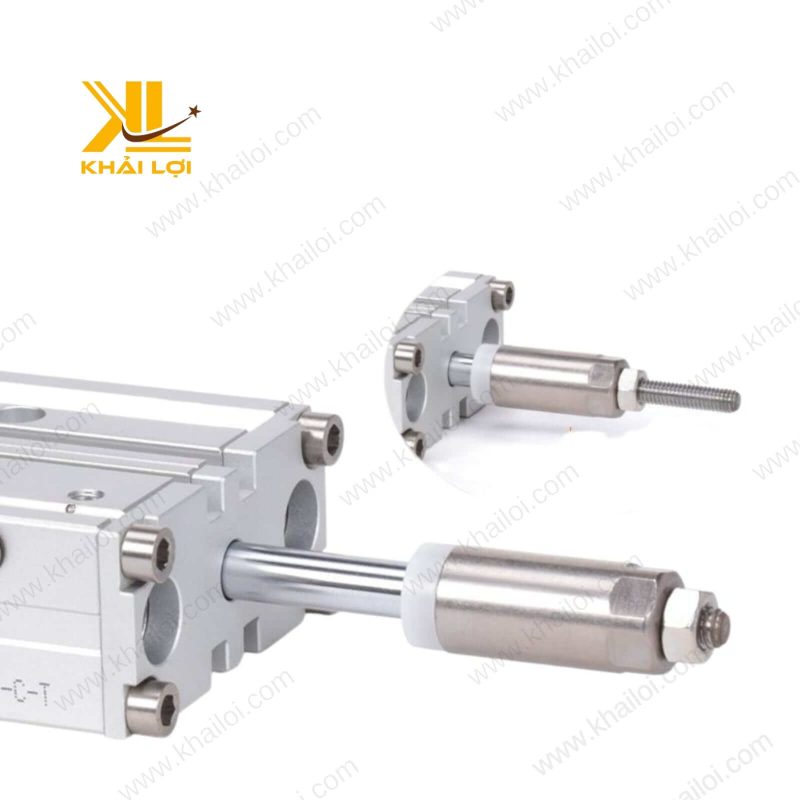 Hình ảnh Xi lanh khí nén AIRTAC TCMJ TCLJ trong dây chuyền sản xuất.