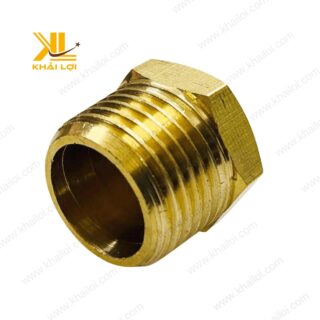 Bít ren ngoài đồng thau với bề mặt sáng bóng, đảm bảo hiệu suất kín khít.