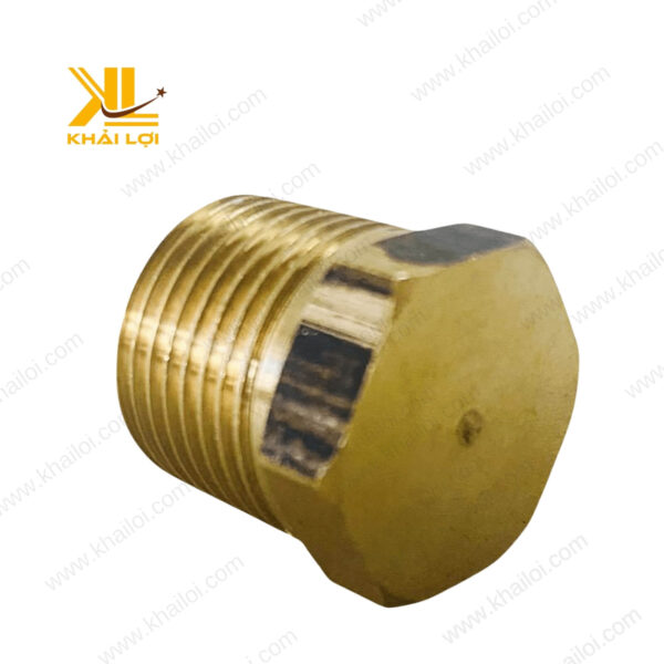 Sản phẩm bít ren ngoài đồng thau có độ bền cao, chống ăn mòn tốt.