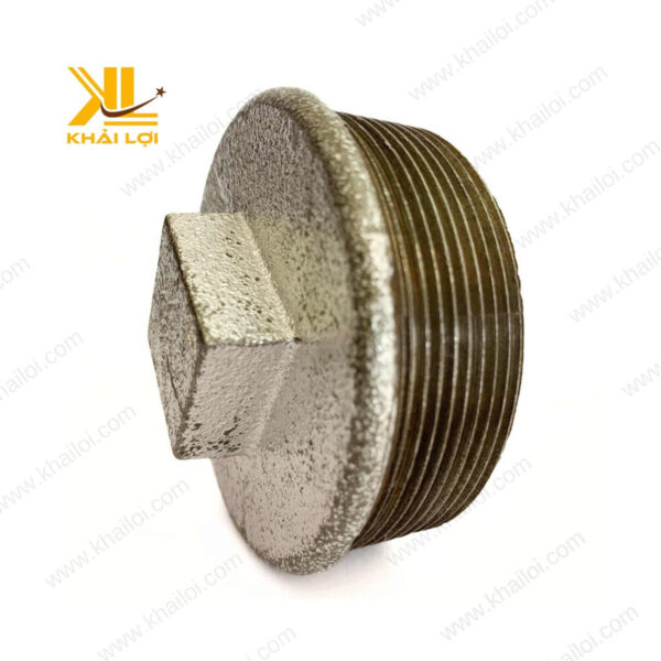 Bít ren ngoài sắt kẽm với thiết kế tiêu chuẩn, dễ dàng lắp đặt vào hệ thống đường ống.