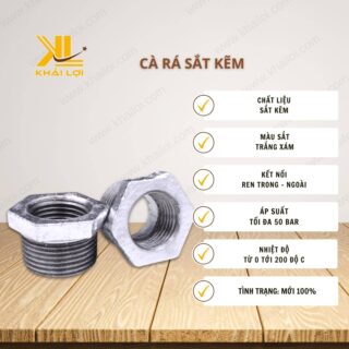 Thông số kỹ thuật Cà Rá Sắt Kẽm của Vật tư công nghiệp Khải Lợi