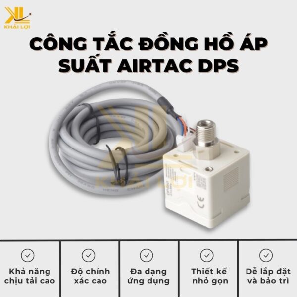 Công Tắc Đồng Hồ Áp Suất Airtac DPS - Ảnh 2