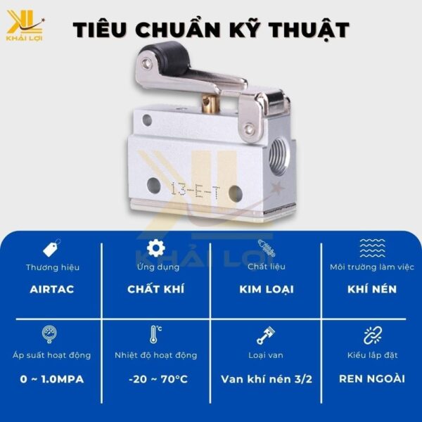 Công Tắc Hơi Airtac CM3 - Ảnh 3