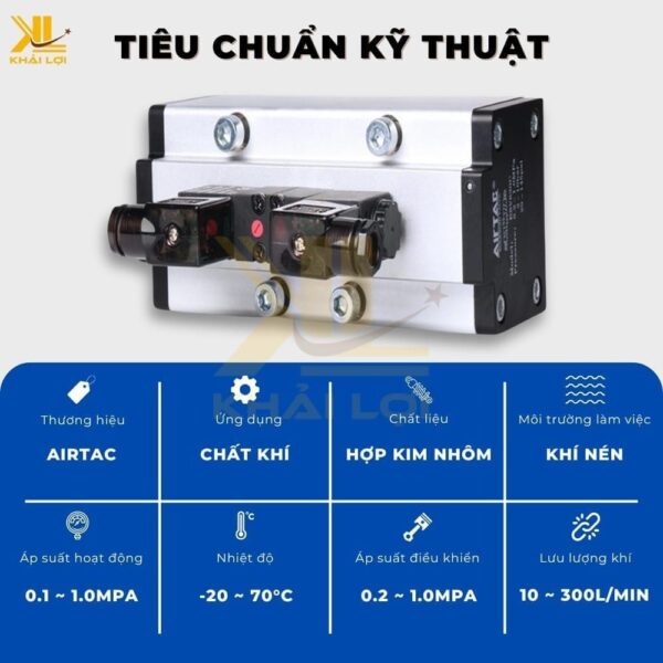 Đế Van Khí Nén Airtac ESV - Ảnh 3