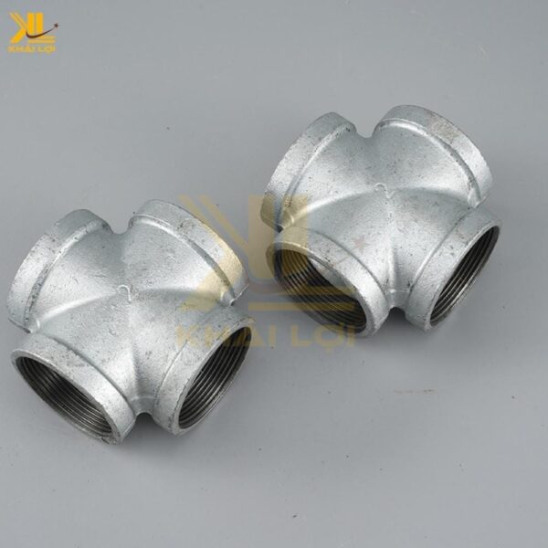 Nối Ren Ngã Tư Chữ Thập Sắt Kẽm - Ảnh 4