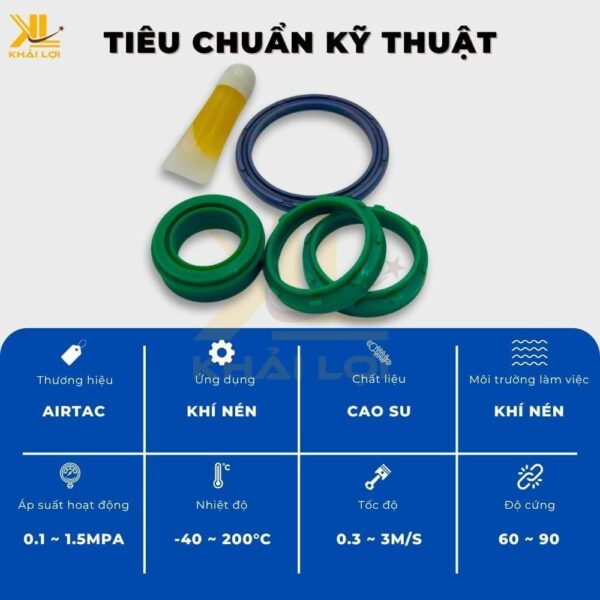 Phốt Xi Lanh Airtac - Ảnh 3