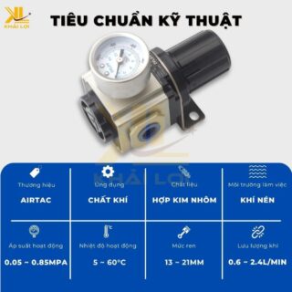 van chinh ap khi nen airtac gvr 1
