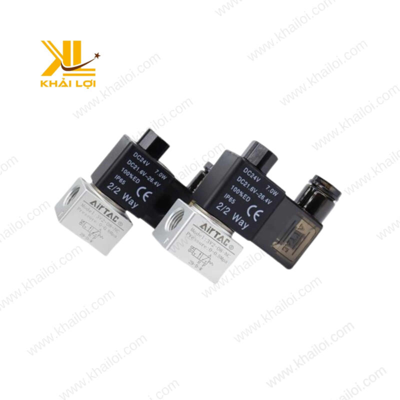 Van điện từ khí nén Airtac 3V2 trong môi trường công nghiệp hiện đại, mang lại hiệu suất cao.