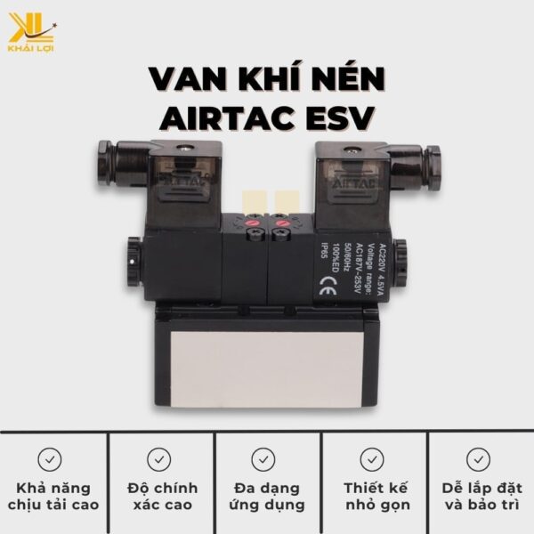 Van Khí Nén Airtac ESV - Ảnh 2