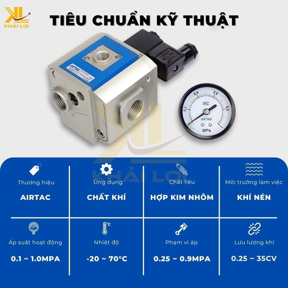Van Khí Nén Airtac GV - Ảnh 3