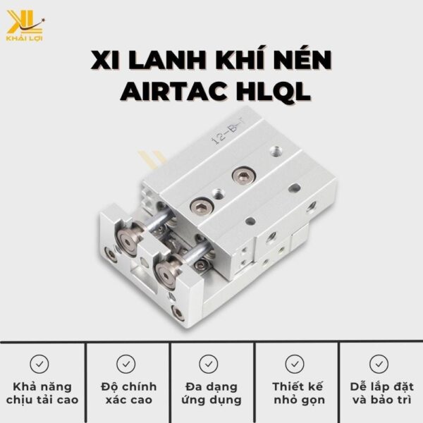 Xi Lanh Khí Nén AIRTAC HLQL 6 8 10 16 20 25 - Ảnh 2