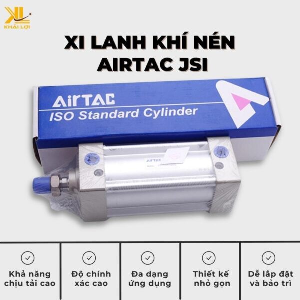 Xi Lanh Khí Nén AIRTAC JSI 32 40 50 63 80 100 125 - Ảnh 2
