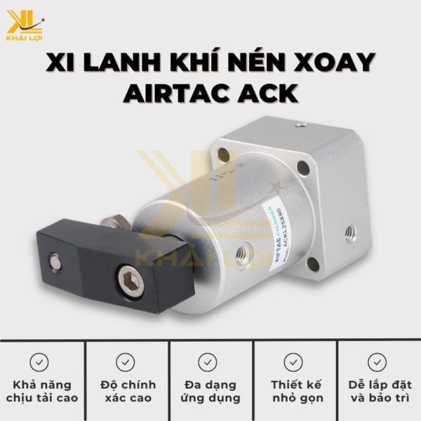 Xi Lanh Khí Nén Xoay Airtac ACK - Ảnh 2