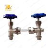 Bộ van kính thủy inox thẩm mỹ cao.