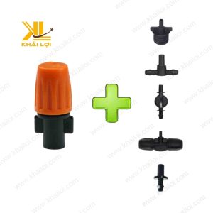 Béc Nhựa Tưới Cây bán kính phun 1.2m.
