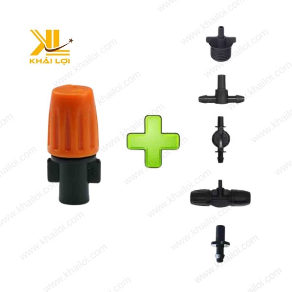 Béc Nhựa Tưới Cây bán kính phun 1.2m.