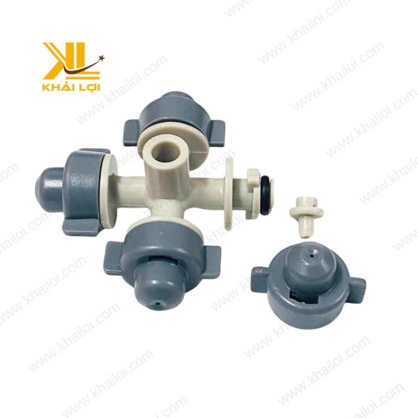 Béc Nhựa Xám Cánh Bướm 4 Béc - Ảnh 4