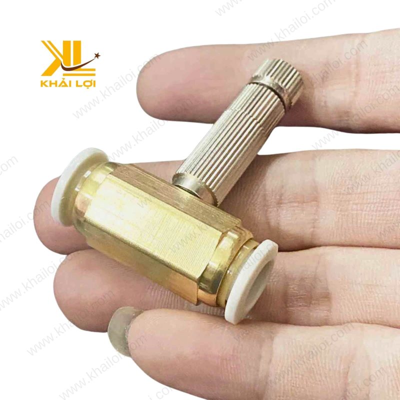 Đế Phun Sương Đồng 1 lỗ, tưới lan, sương đều, tiết kiệm.