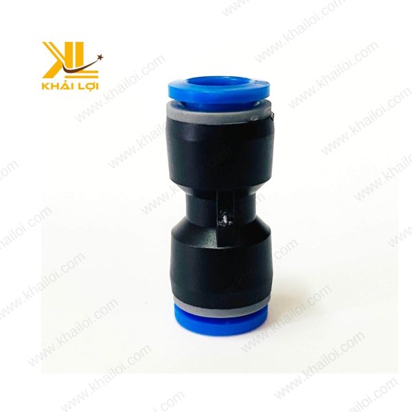 Đầu nối PU trong hệ thống khí nén công nghiệp.