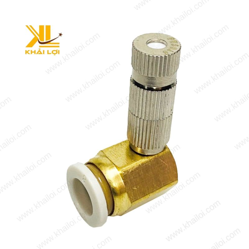 Hình ảnh Đế Phun Sương Đồng Cuối Hong 1 Lỗ lắp cuối ống.