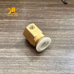 Đế Phun Sương Đồng Cuối Hong 1 Lỗ làm từ đồng thau.